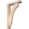 Ekena Millwork Imperial Block Smooth Bracket w/ Offset Brace, Douglas Fir, 3 1/2"W x 14"D x 22"H BKT0402X14X22IMP05SDF - alternate 1